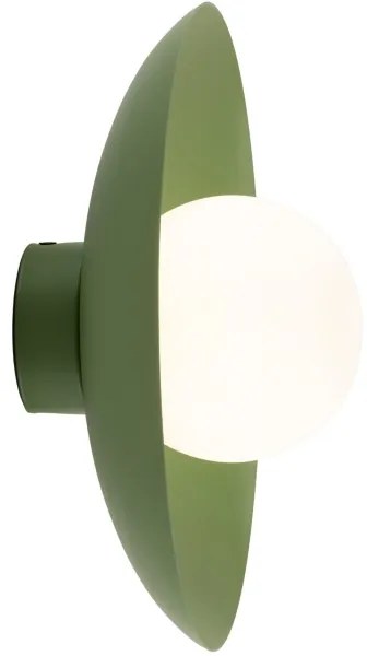 Applique SLATE 1xG9/8W/230V diametro 28 cm verde