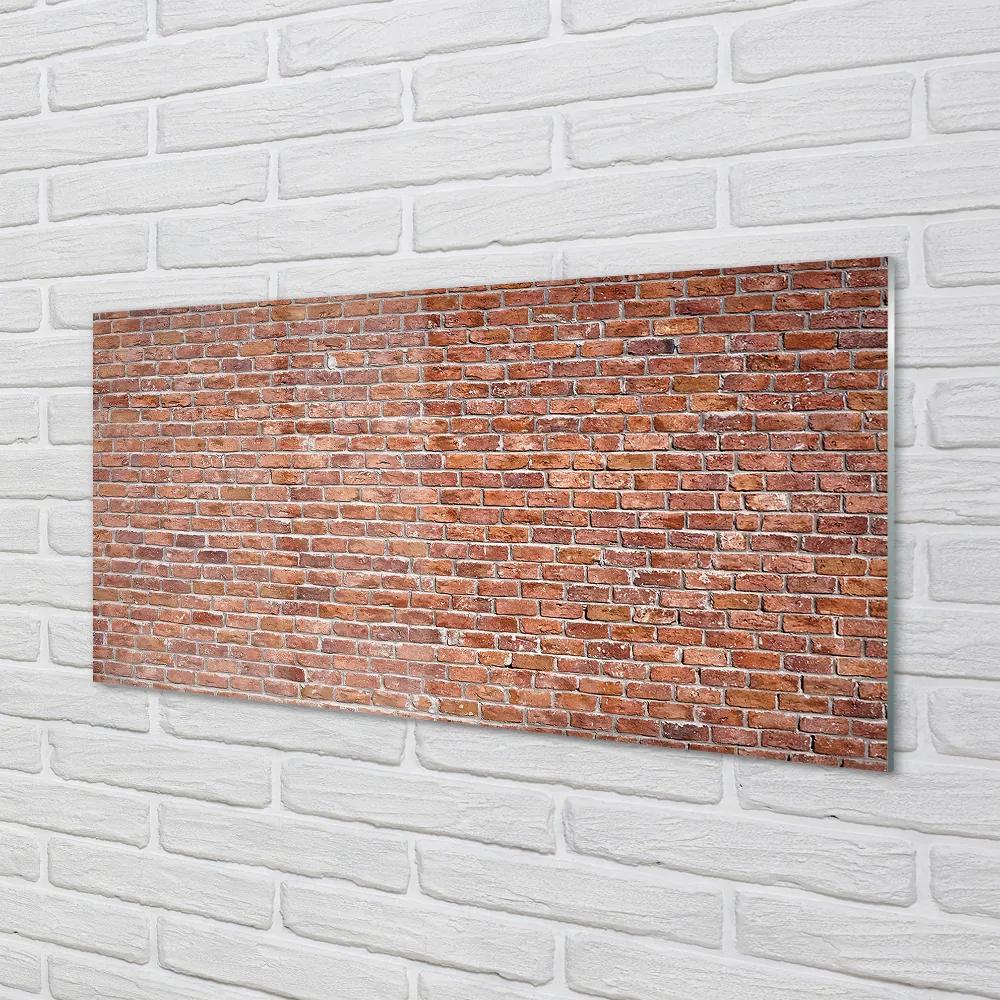 Pannello paraschizzi cucina Muro di mattoni 100x50 cm