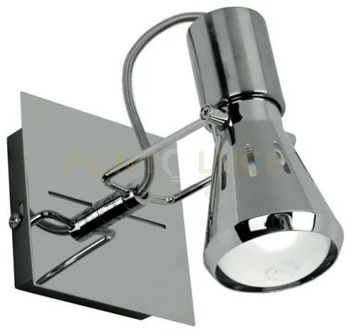Spot cadillac cromo 1 luce attacco e14 16x15x14cm in metallo orient...