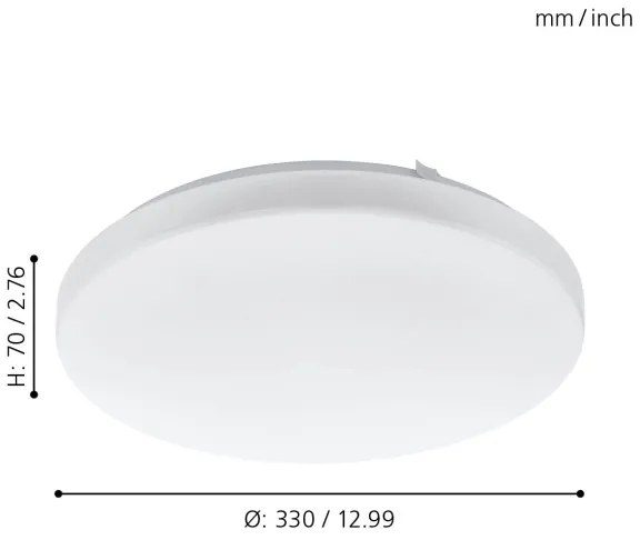 Eglo 97872 - Plafoniera LED FRANIA LED/14,6W/230V
