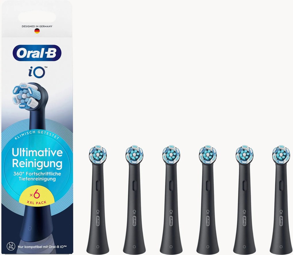 Set di 6 testine di ricambio per spazzolino elettrico Oral-B iO Ultimate Clean