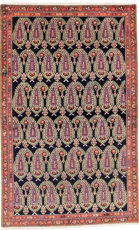 Malayer Tappeto 170x110 (Iran) Annodato A Mano
