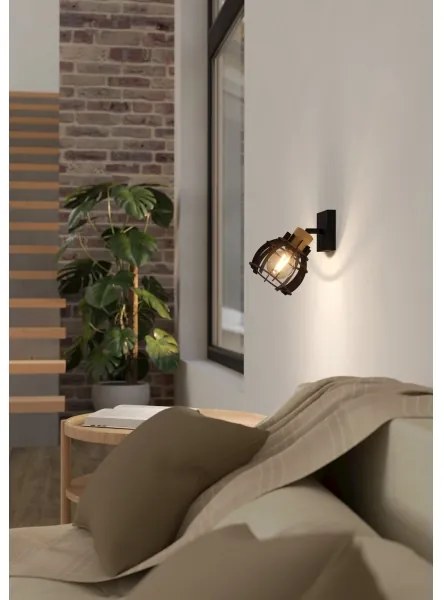 Eglo 43926 - Faretto da parete STILLINGTON 1xE27/40W/230V