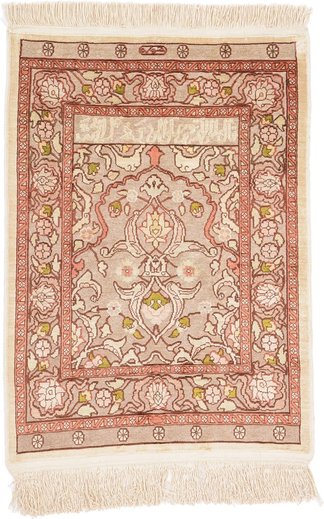 Hereke Tappeto orientale 70 x 50 (Tacchino) Annodato A Mano