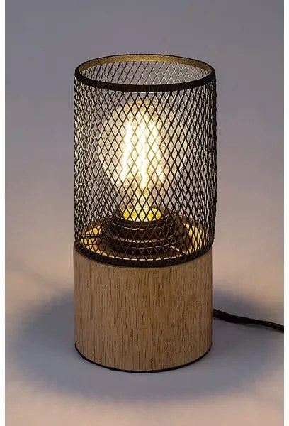 Rabalux 74040 - Lampada da tavolo CALLUM 1xE27/25W/230V faggio