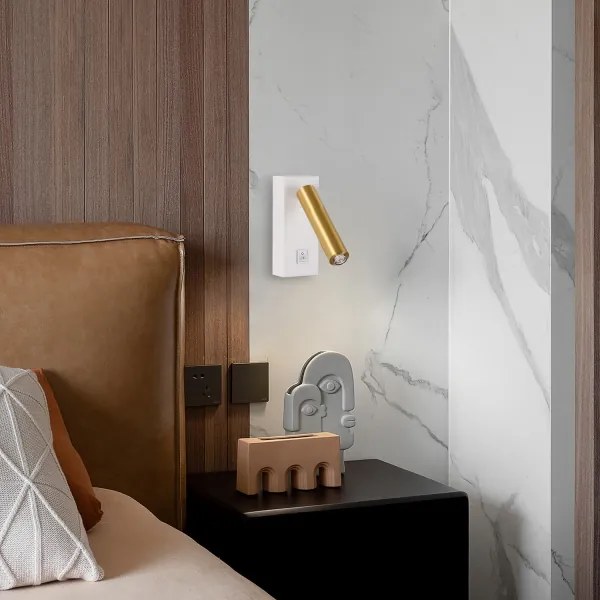 Brilagi - Luce Spot da parete LED dimmerabile MAYA 1xG9/4W/230V bianco/oro