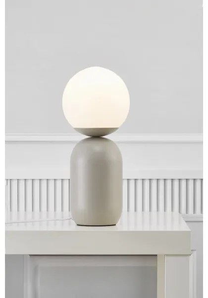 Nordlux - Lampada da tavolo NOTTI 1xE14/25W/230V grigio