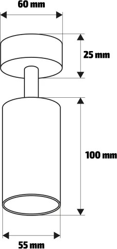 Brilagi - Faretto LED RGBW dimmerabile SELE DIAMANT 1xGU10/4,8W/230V nero