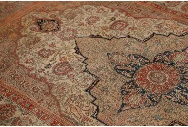 Antik Stilizzato Beige Rosso 130x220 Cm