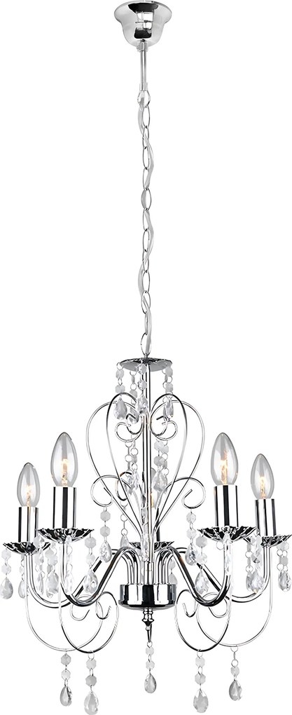 Lampada da soffitto EBT008-5CP CHROME