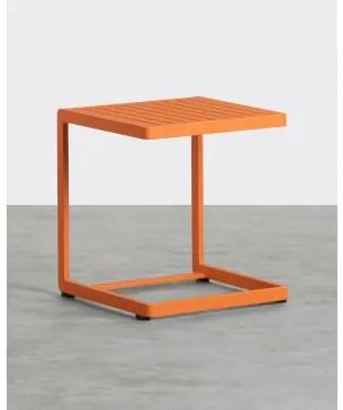 Tavolino Ausiliario (40x40 cm) Kreta Colours Arancione Terra - The Masie