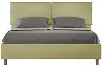 Letto Matrimoniale 160x210 cm con Rete e Contenitore Mados T verde