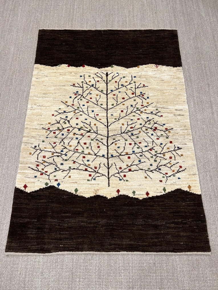 Gabbeh Tappeto 120 x 180 Beige (Iran) Annodato A Mano