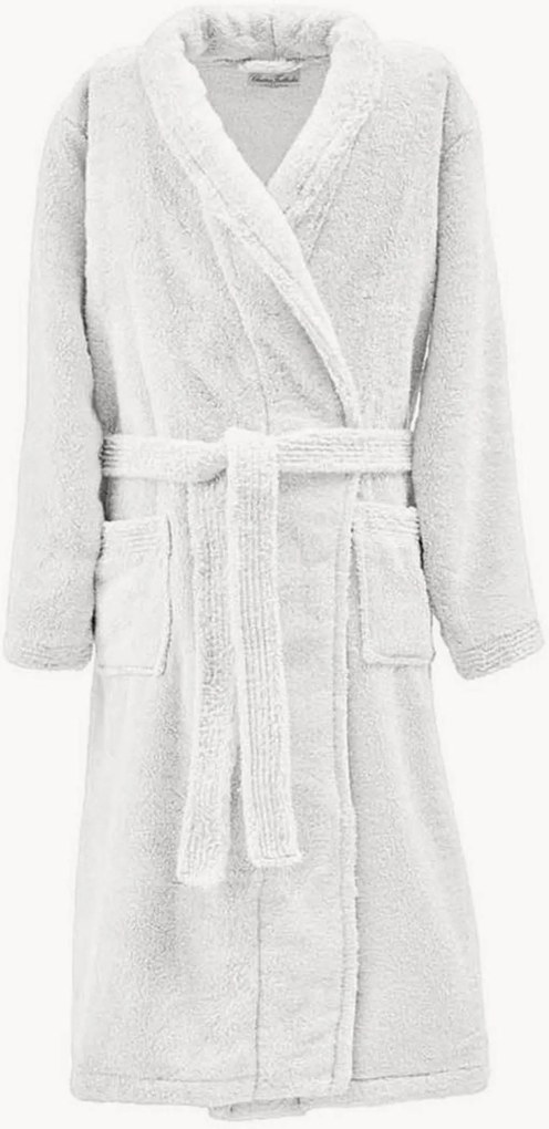 Accappatoio unisex in cotone con collo sciallato Cocoon