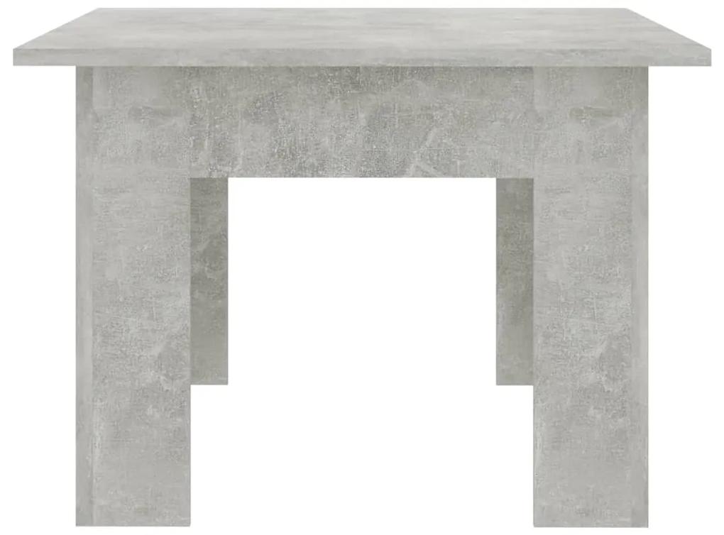 Tavolino da caffè grigio cemento 100x60x42 cm in truciolato