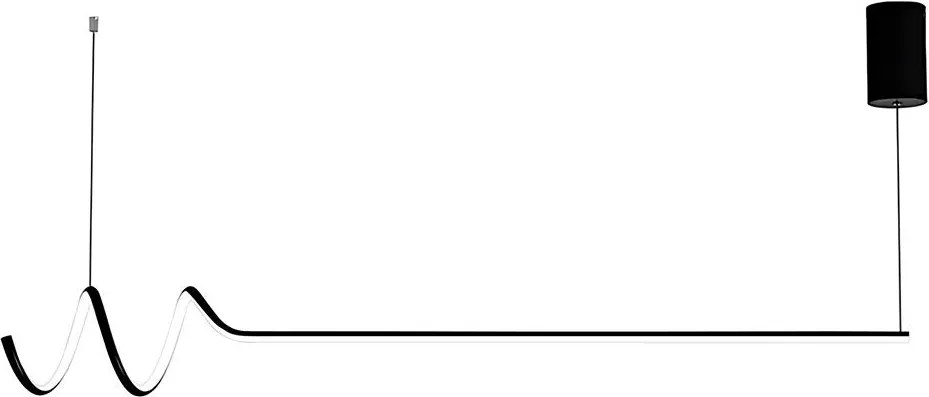 Lampada a sospensione LHJ030-CP 120cm NERO