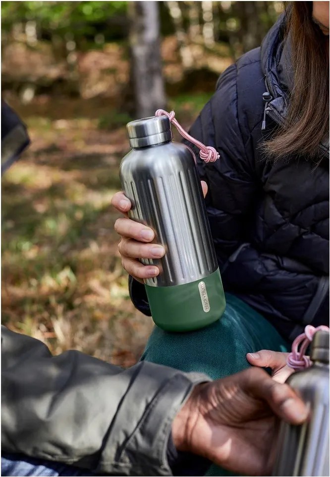 Bottiglia termica argentata in acciaio inox 850 ml Explorer – Black + Blum