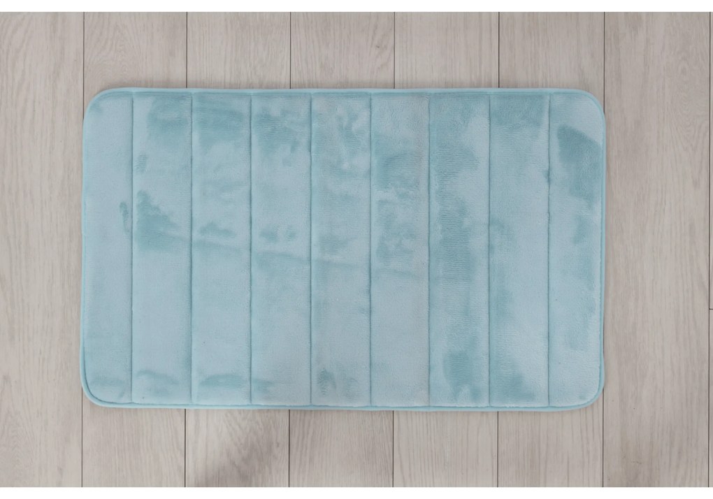 Tappeto Doccia Antiscivolo 50x90 Cm Feridras "Memo" Acqua Marina
