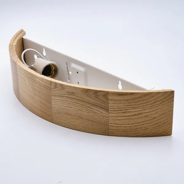 Brilagi - Applique LED RGBW dimmerabile CARVALHO 1xE27/9W/230V Wi-Fi rovere