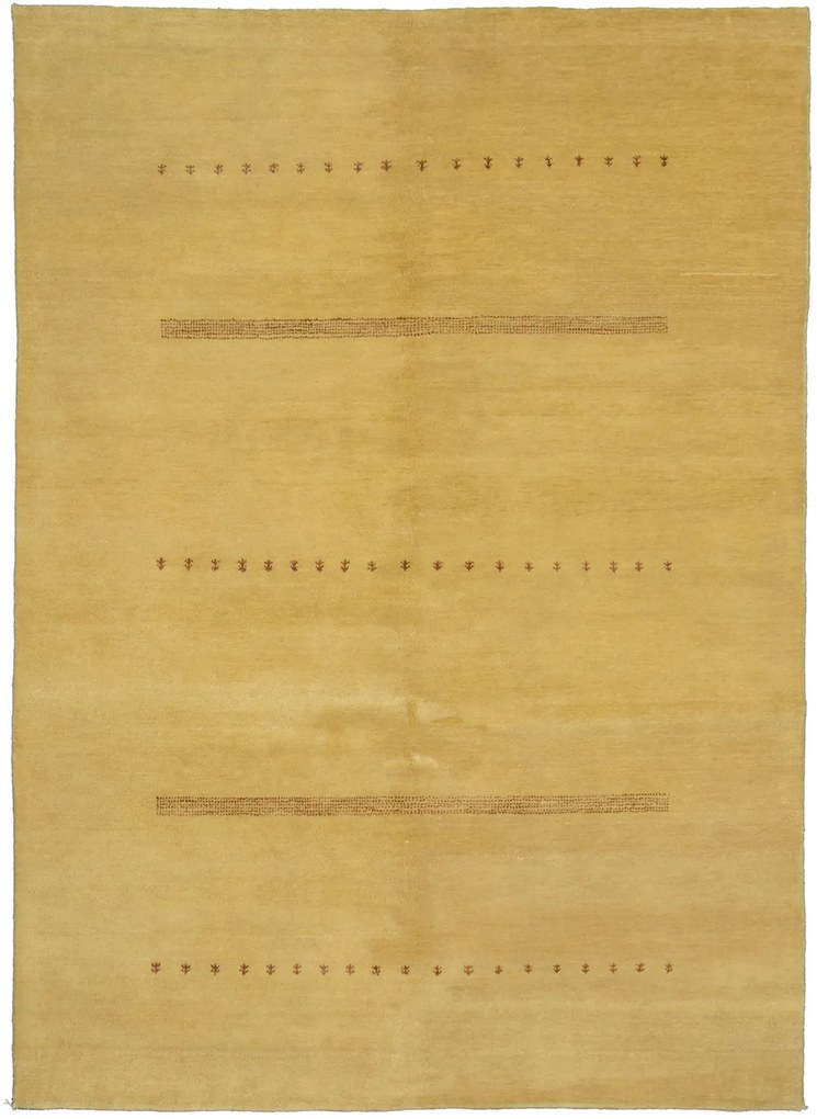 Loribaft Tappeto orientale 140 x 190 Beige (Indian) Annodato A Mano