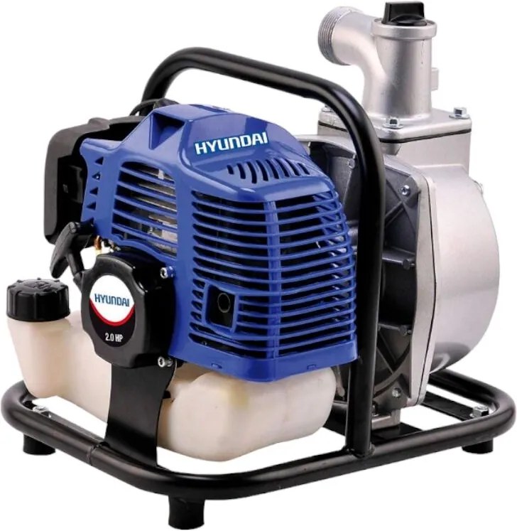 Motopompa pompa autoadescante a scoppio 2 hp 2 tempi 20 m³/h mandata 7 m - Hyundai