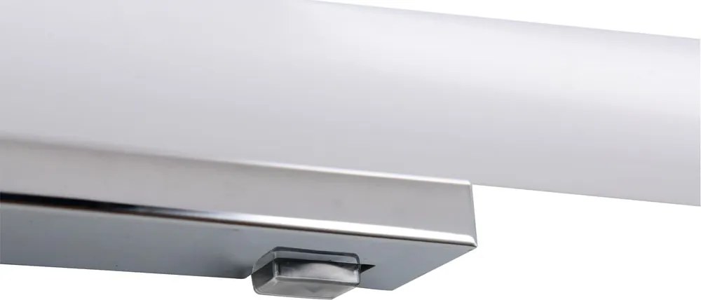 Lampada da parete a LED in argento lucido Mattimo - Trio