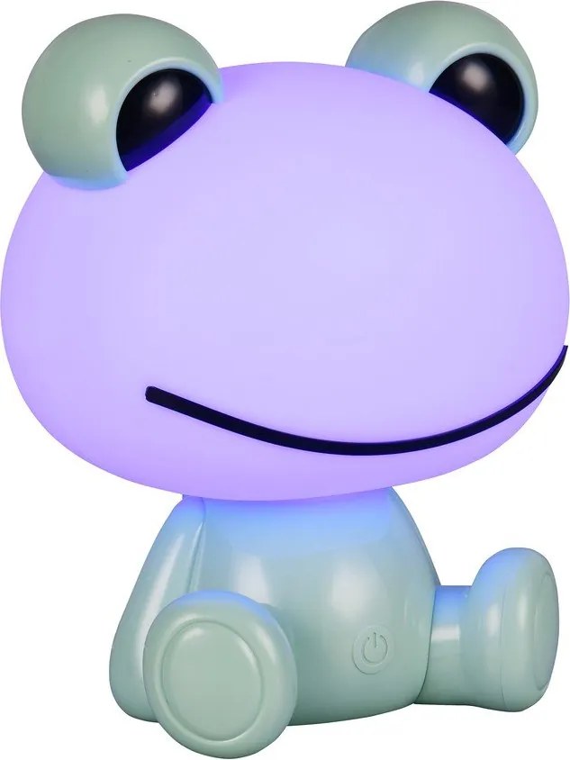 Lampada per bambini LED verde Hopper – Trio