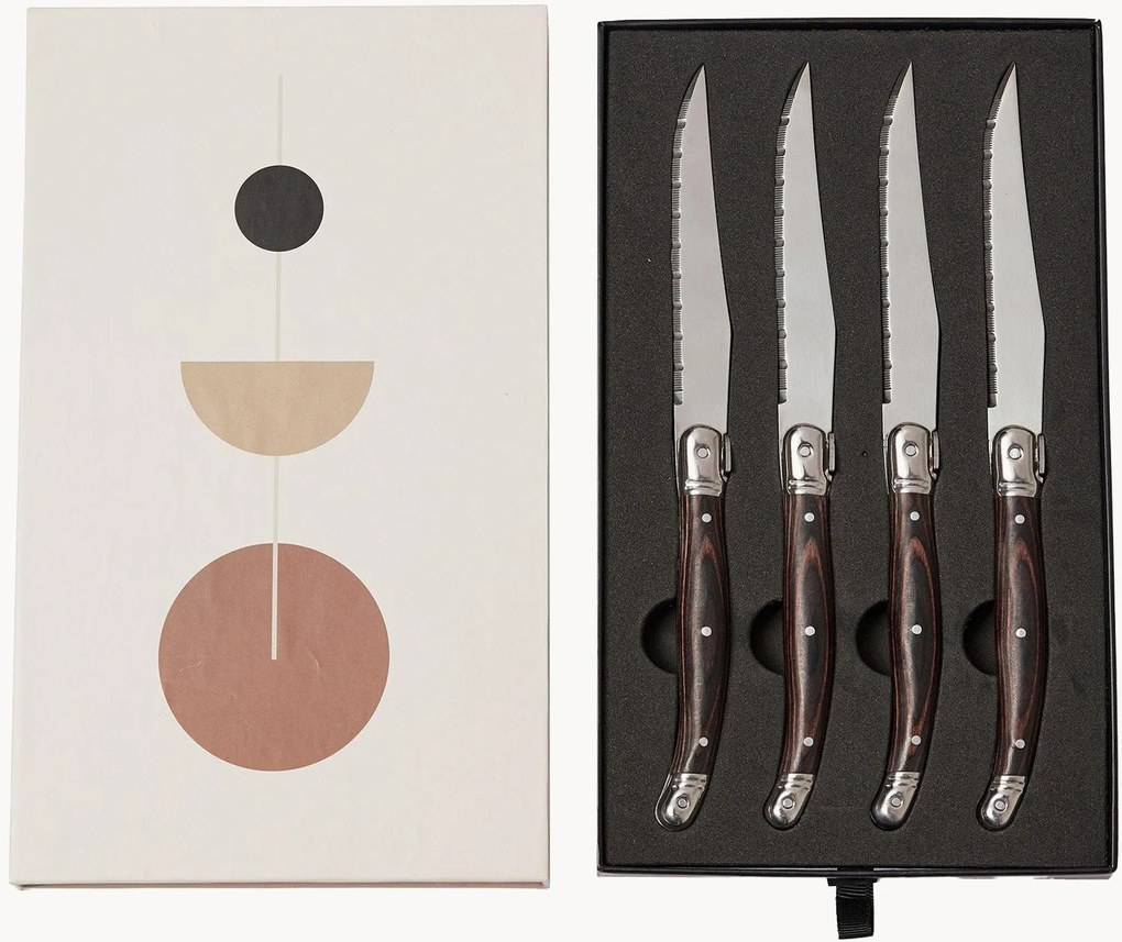 Set di 4 coltelli da bistecca Gigaro