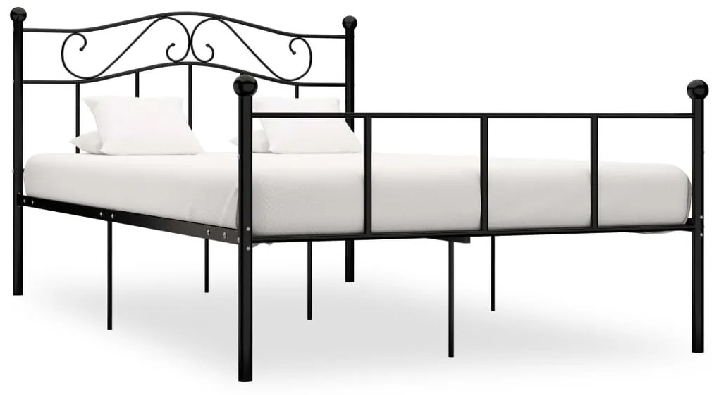 Giroletto Nero İn Metallo 140x200 Cm /
