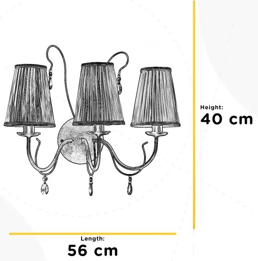 ONLI - Applique DELIA 3xE14/6W/230V