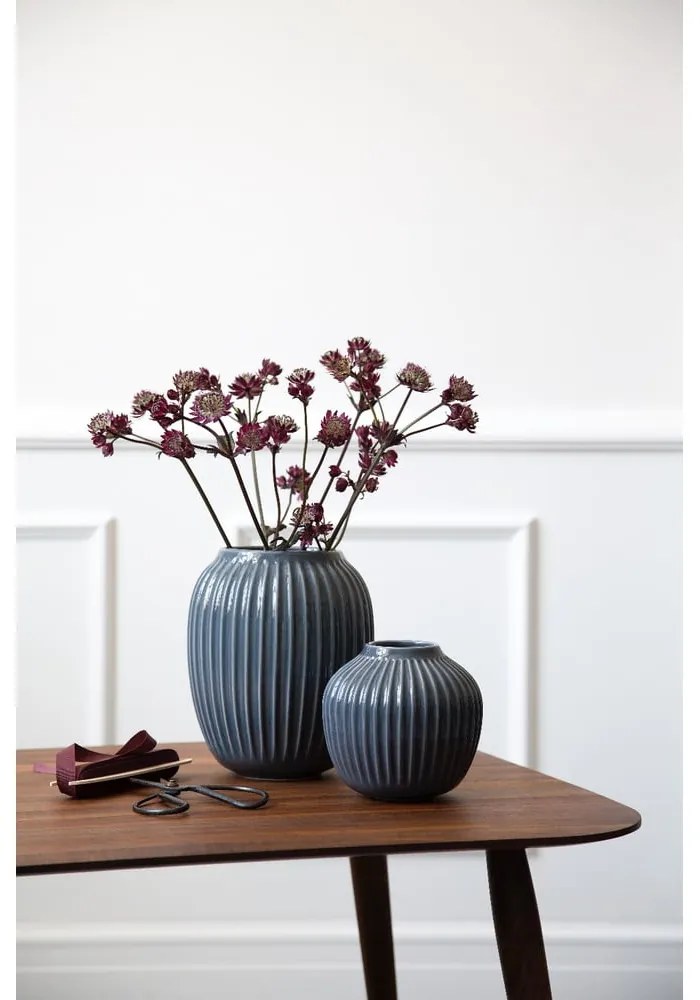 Vaso in ceramica grigia Hammershøi - Kähler Design
