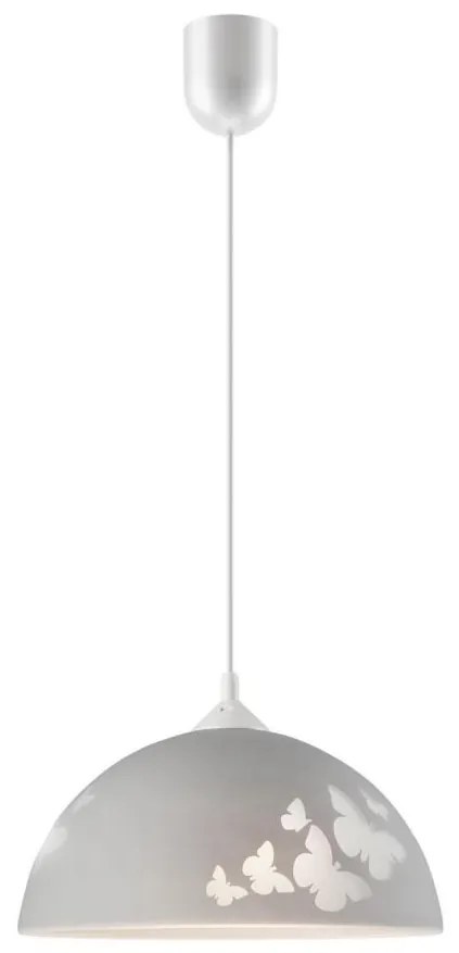 Lampadario a sospensione con filo 1xE27/60W/230V farfalle