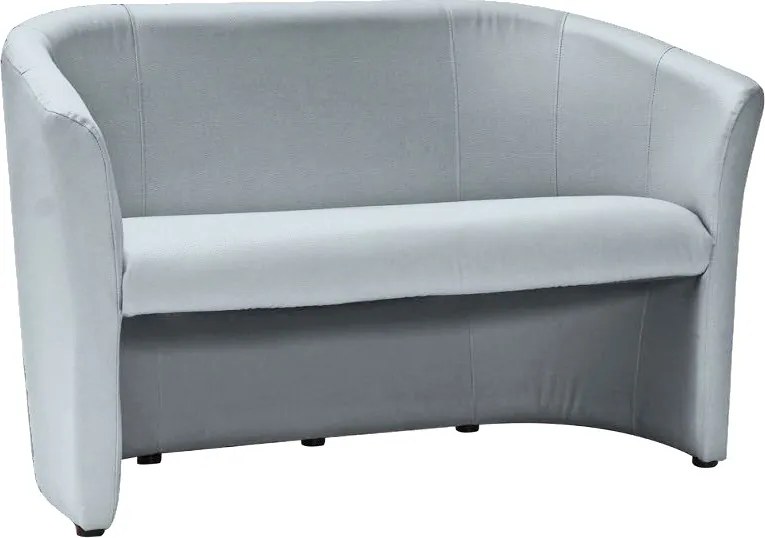 Divano TM-2 in ecopelle grigio – 126x60x76 cm