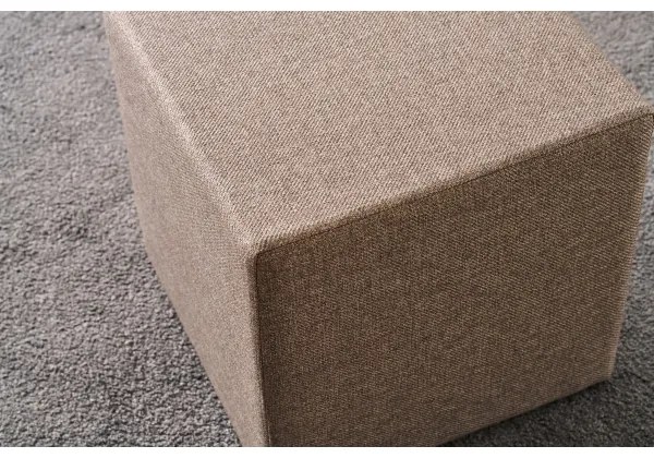 Pouf CUBI 40x40 cm marrone