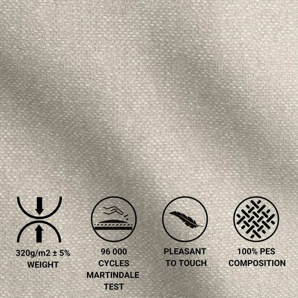 Letto matrimoniale imbottito grigio chiaro con contenitore con rete inclusa 160x200 cm Lounge L – Maison de Rêve