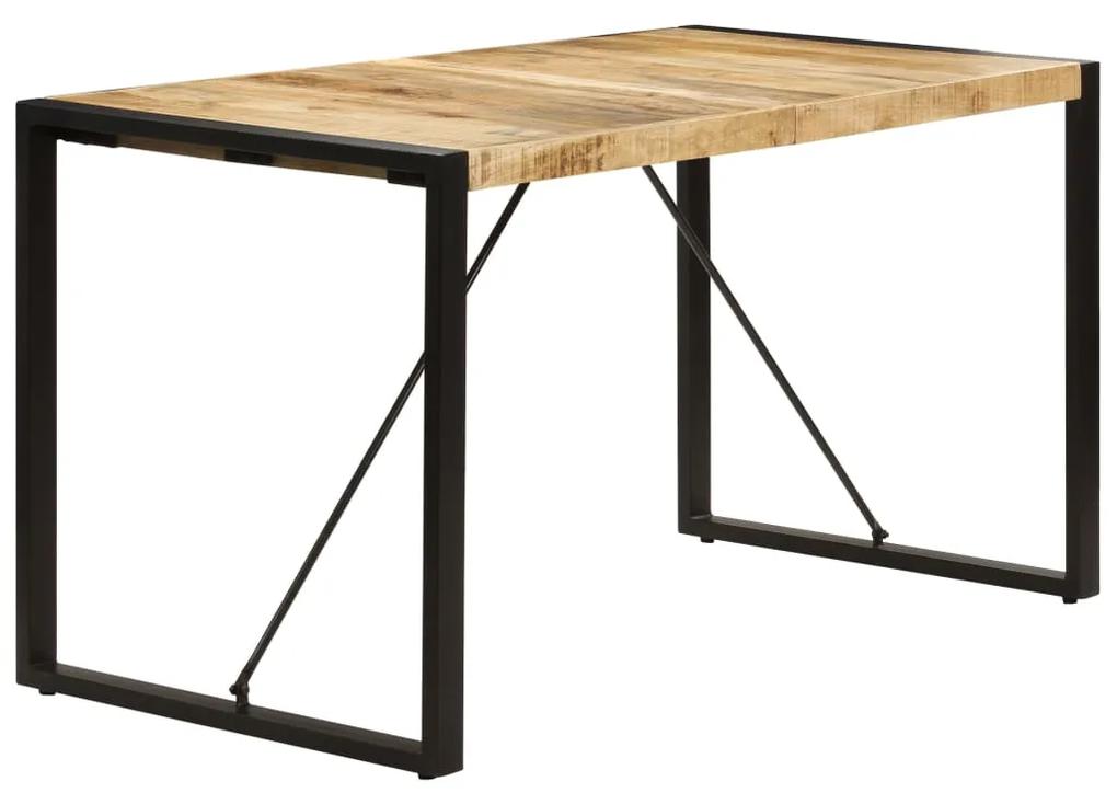 Tavolo da pranzo 140x70x75 cm in legno massello di mango