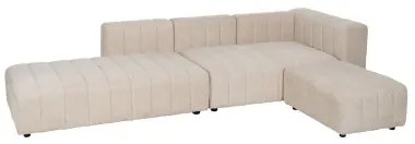 Divano Beige Poliestere Ferro 148 x 100 x 66 cm