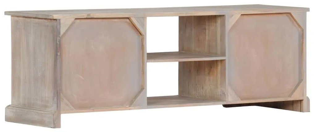 Mobile porta tv 120x30x40 cm in legno massello di acacia