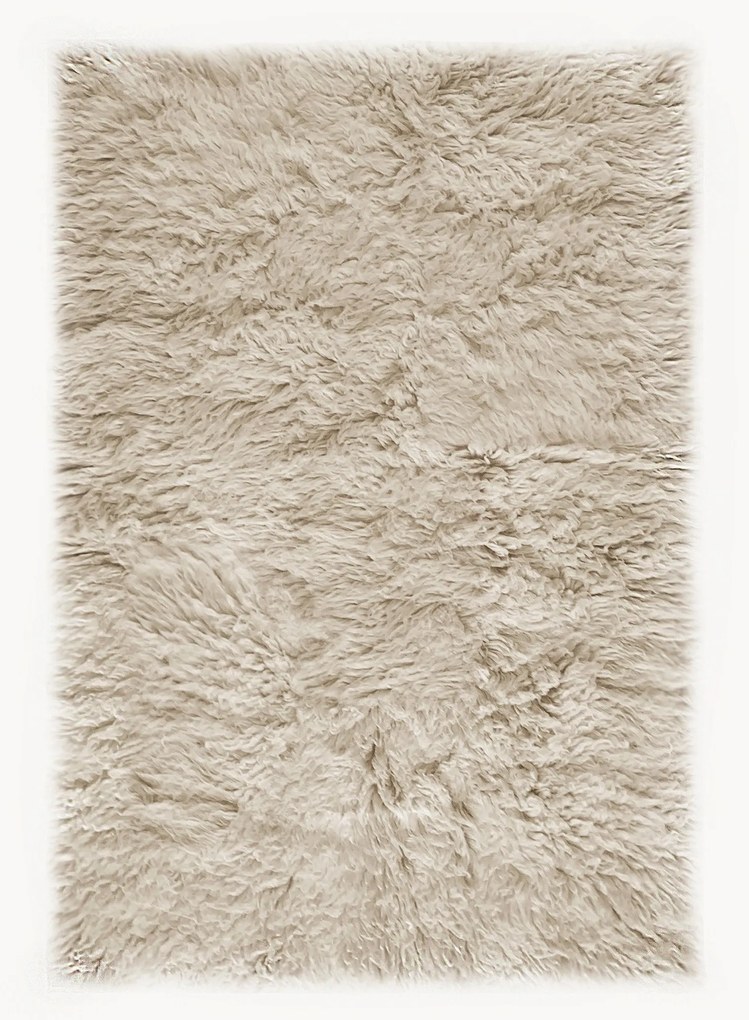 Tappeto in lana a pelo lungo fatto a mano Shaggy