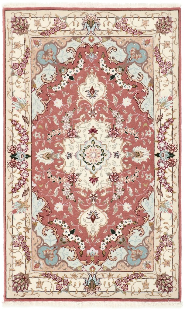 Tabriz Tappeto persiano 130x80 (Iran) Annodato A Mano