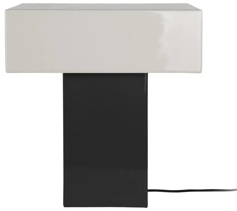 Lampada da tavolo nera (altezza totale 35 cm) Grato Recto – Leitmotiv