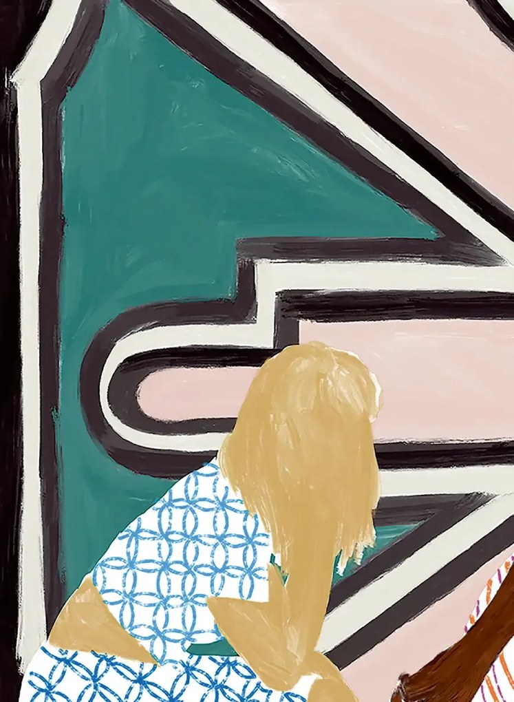 Élitis Carta da parati panoramica Ndebele - Panel 8