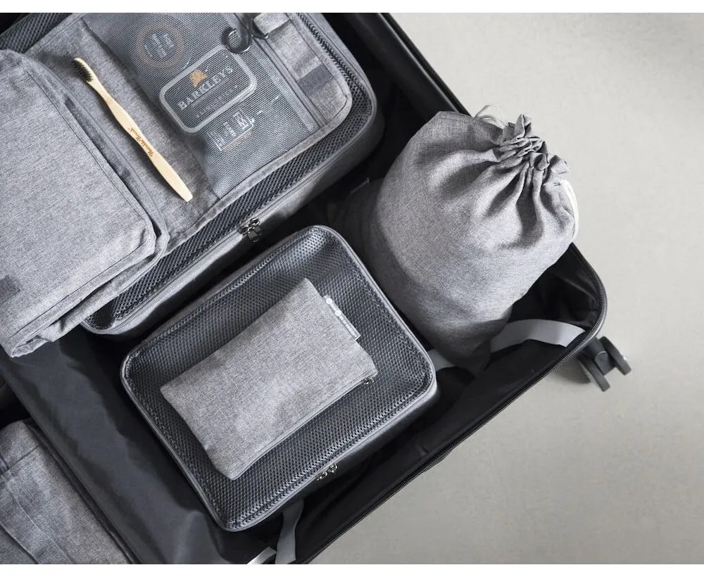 Organizer da viaggio in tessuto in set da 2 - Bigso Box of Sweden