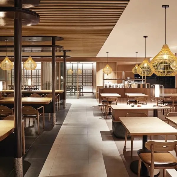 Immax 08257L - Lampadario a sospensione con filo PELO 1xE27/40W/230V diametro 40 cm rattan