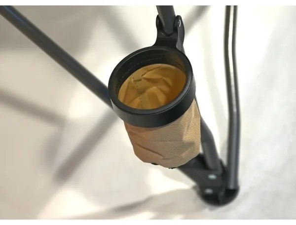 Sedia da campeggio pieghevole marrone