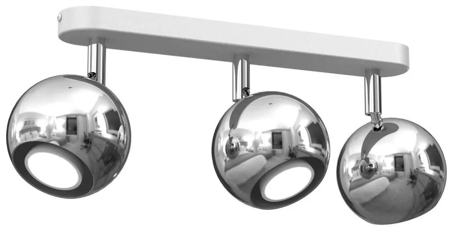 Luce Spot COMET 3xGU10/8W/230V bianco/cromo lucido