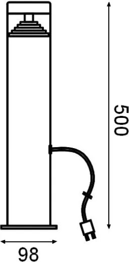 Ledvance - Lampada LED da esterno ORION LED/2W/12V IP44