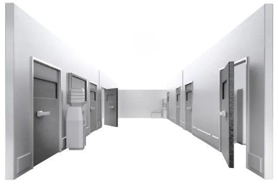 Steinel 056087-LED Plafoniera da bagno RSPROP2 LED/15,5W/230V 4000K IP54