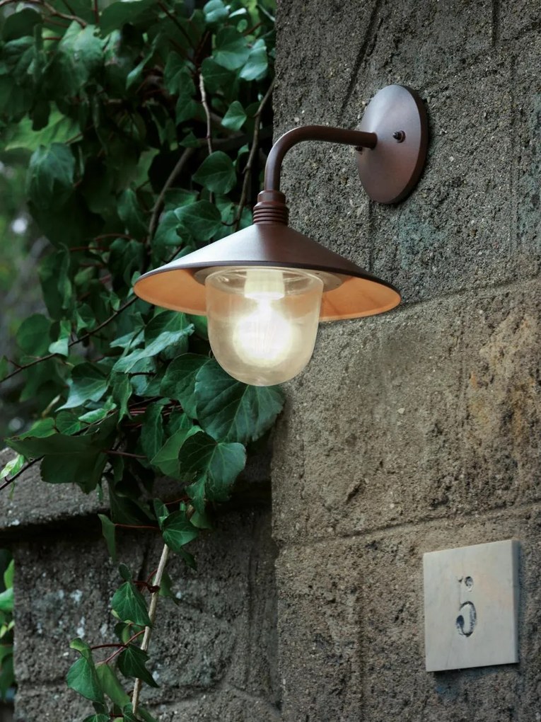 Lampada a Sospensione da Esterno in Alluminio Sovil Spectre Corten...