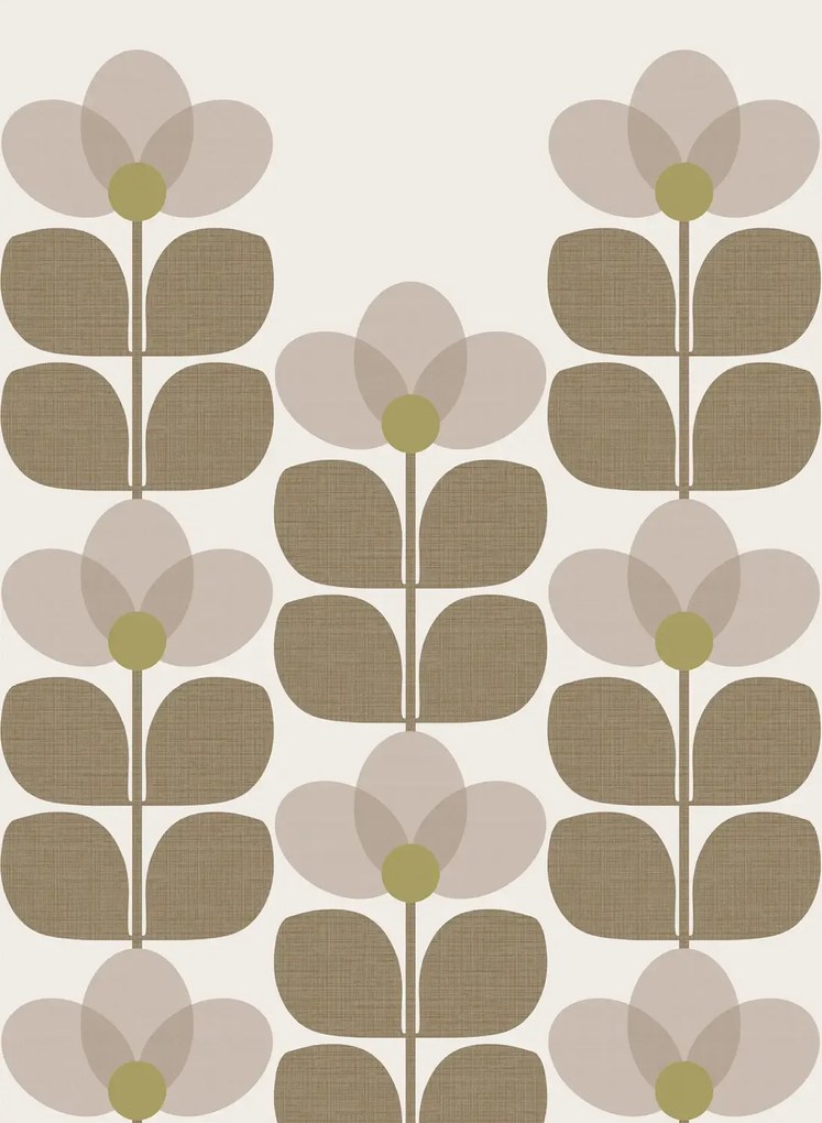 Isidore Leroy Carta da parati panoramica Flower - Naturel Panel B